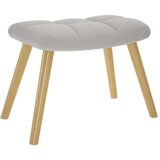  Stolica za opuštanje s tabureom za noge Cloud Grey tkanina | shoptok.hr