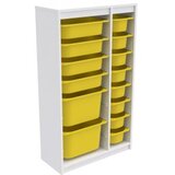 Hanah home višenamenska polica montana xs 2D4N8U white yellow v2 | ePonuda.com