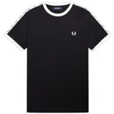 Fred Perry Majice s kratkimi rokavi - Črna