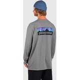 Patagonia P-6 Logo Responsibili Majica z dolgimi rokavi gravel heather | Shoptok.si