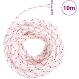 vidaXL Potegnite zaganjalno vrvico bele in rdeče barve Ø5 mm 10 m | Shoptok.si