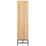 Actona Preklopna omarica za čevlje v hrastovem dekorju v naravni barvi 99x140x35 cm Albany – | Shoptok.si