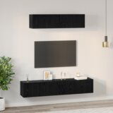 vidaXL TV Kabinet za Zid 4 pcs S 80 x 30 x 30.5 cm Konstruirano drvo | shoptok.hr