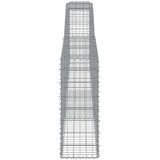  Lučne gabionske košare 6 kom 400x30x80/100 cm pocinčano željezo | shoptok.hr