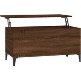  Stolić za kavu boja hrasta 90 x 44,5 x 45 cm konstruirano drvo | shoptok.hr