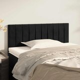  Uzglavlje crno 100x5x78/88 cm baršunasto | shoptok.hr