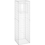 Gabionske stupne košare 2 kom 50 x 50 x 180 cm željezne | shoptok.hr
