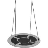  INLEA Viseći ljuljački krug 90 cm – sivi | shoptok.hr