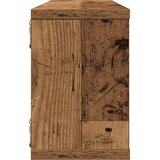  Zidne kockaste police 4 kom Staro drvo 60x15x23 cm | Eponuda.ba