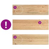  Prozorske klupice 2 kom 70x20x2 cm netretirane masivne hrast | Eponuda.ba