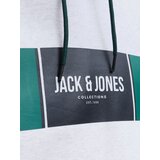Jack & Jones Sweater majica 'JJHAYATO' tamno plava / tamno zelena / bijela melange | shoptok.hr