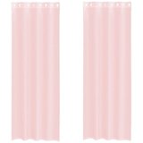 Voile zavjese s ušicama 2 kom svijetlo ružičaste 140x300 cm | shoptok.hr