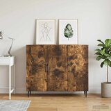  Kreveta Dimljeni hrast 89 x 34,5 x 80 cm Konstruirano drvo | shoptok.hr