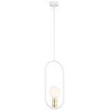Jupiter 1821 - PI1 E27 - visilica na sajli PONTI 1xE14/40W/230V bela | Eponuda.com