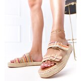  Multicolored Crochet Espadrille Sandals with Buckles Kasina | shoptok.hr