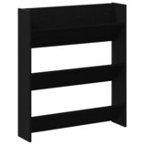 vidaXL Ormarići za cipele na zidu 2 pcs Crni hrast 60 x 18 x 60 cm | shoptok.hr