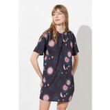 Trendyol Black Printed Mini Knitted Dress | Shoptok.si
