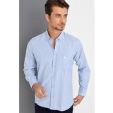Dewberry G671 MEN's SHIRT-BLUE | Shoptok.si