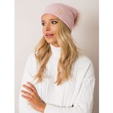 Fashion Hunters RUE PARIS Ženska svijetlo ružičasta kapa bela Cene