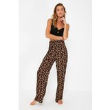 Trendyol Black Sea Shell Patterned Viscose Trousers | Shoptok.si