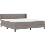 Krevet s opruga kutije Sivo-smeđa 200 x 180 cm tkanina | Eponuda.com