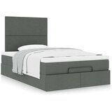  Okvir za krevet s madraca tamnosivi 120x190 cm od tkanine | shoptok.hr