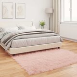  Tepih od umjetne ovčje kože TAFALLA Ružičasta 120 x 120 cm | shoptok.hr