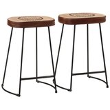  Barski stolci 2 kom tamnosmeđi 41 x 29 x 62 cm | shoptok.hr