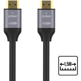 Onten HDMI kabl OTN-8318, HDMI 2.0, 4K 60Hz, 18Gbps, Aluminijumski, 1.5 m | Eponuda.com
