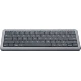 Prestigio Click&amp;Touch, wireless multimedia keyboard for Smart-TV with touchpad embedded into keys, auto-switch between keyboard and touchpad, connect to 5 devices via Bluetooth, USB dongle and Type-C, LED status indicators, built-in battery, space grey color | shoptok.hr