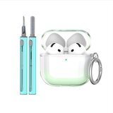 INF Zaščitni TPU ovitek, združljiv z Apple AirPods 4, s čistilnim peresom in obeskom za ključe Green, (5000072308) | Shoptok.si