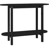  Konzolni stol crni 110 x 40 x 80cm od masivne borovine | shoptok.hr