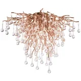 Plafonski luster Icicle zlatni 9xG9