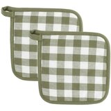 Tiseco Home Studio Bombažne kuhinjske rokavice v kompletu 2 ks Gingham – Cene