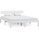  Okvir za krevet masivno drvo bijeli 120x190 cm mali bračni | shoptok.hr