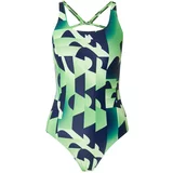 Adidas Sportski kupaći kostim tamno plava / smaragdno zelena / svijetlozelena / bijela