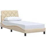  posteljni okvir brez vzmetnice Cream 80x200 cm Tkanina, (21829415) | Shoptok.si