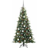  Umjetno božićno drvce s nogom s stalakom Zelena 180 cm PE i PVC | shoptok.hr