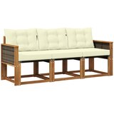  Set vanjskih sofa 3 kom. Prirodna i krem | shoptok.hr