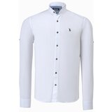 Dewberry G784 HAKIM COLLAR MEN'S SHIRT-WHITE Cijene