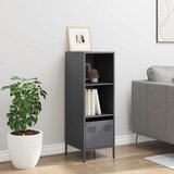  Visoka komoda antracit 35x39x103,5 cm od čelika | shoptok.hr