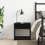  Nočna omarica črni hrast 40x30x40 cm inženirski les | Shoptok.si