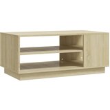 Maison Chic Klubska mizica - kavna mizica - Nizka mizica sonoma hrast 102x55x43 cm iverna plošča, (21753153) Cene