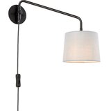  Endon 79500 - Zidna lampa CARLSON 1xE14/40W/230V, siva/crna | Eponuda.com