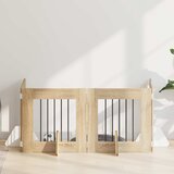  Vrata za pse s postoljem 4 pcs Hrast sonoma 60 x 60 cm Cijene