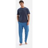 Dagi Pajama Set - Dark blue - Plain Cene