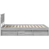  Konstrukcija postelje Siva Sonoma 120 x 190 cm Konstruiran les, (5000100696) | Shoptok.si