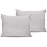  De Light Grey Light Grey Satin Pillowcase Set (2 Pieces) | ePonuda.com