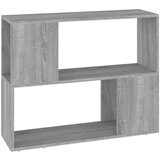Ormarić za knjige / pregrada siva boja hrasta 80 x 24 x 63 cm | Eponuda.com