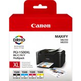 Canon KOMPLET PGI-1500XL MULTI CYAN, MAGENTA, RUMENA, ČRNA MAXIFY MB2050/MB2350/MB2150/MB2750/MB2155 9182B004AA | Shoptok.si